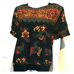 Cricket LANE Vintage printed top Sz 20R